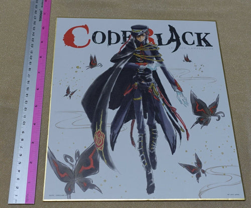 Code Geass Code Black Shikishi Art Board 27x24cm Lelouch 
