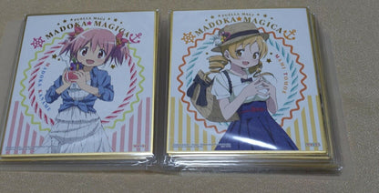 Puella Magi Madoka Quartet 1 Print Shikishi Art Board 16 Set with Storage Binder 