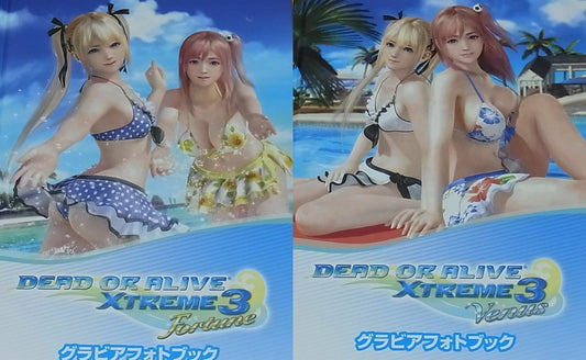 Dead Or Alive Xtreme 3 Photogravure Visual Art Book Fortune & Venus Set xtreme3 