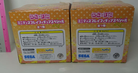 SEGA Lucky Star Mini Display Special Figure Minami & Tsukasa 
