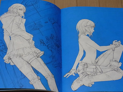 Yusuke Kozaki Illustration Art Book Lea draw with Hand Drawn Autograph Sign 