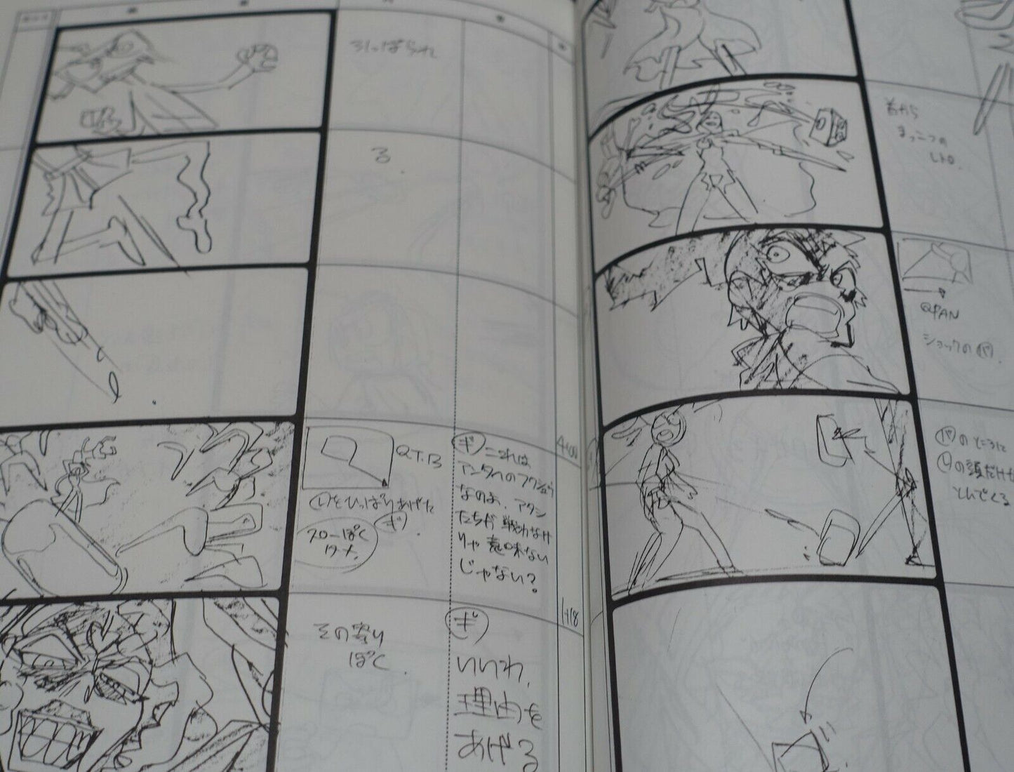 Hiroyuki Imaishi DEAD LEAVES Story Board Art Works Book Hand Drawn Autograph 