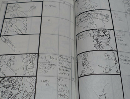 Hiroyuki Imaishi DEAD LEAVES Story Board Art Works Book Hand Drawn Autograph 