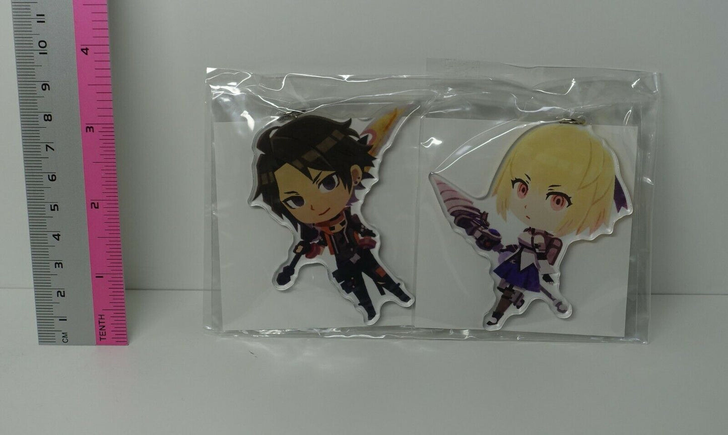 GOD EATER3 Acrylic Key Chain Set Hugo & Claire 