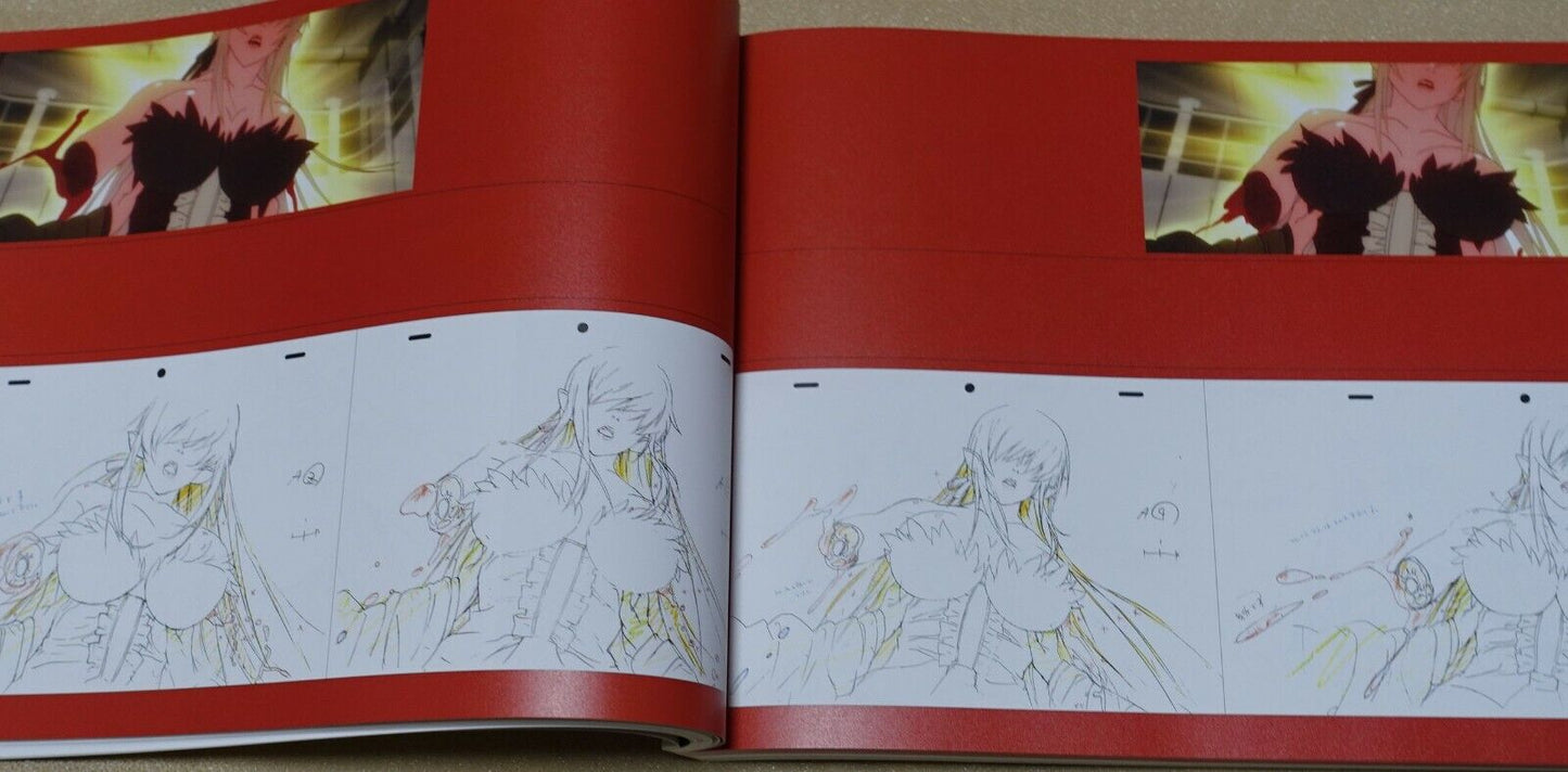 Kizumonogatari Tekketsu-hen Key Animation Note Art Book 308 page monogatari 