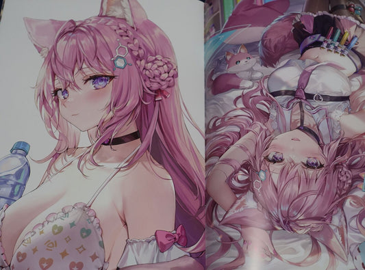 Sashiminekoya Momoko hololive Hakui Koyori Designer's Art Book Set C101 