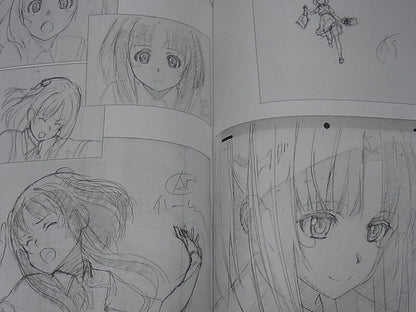 Shingo Adachi Animation Galileidonna Design & Key Frame Art Book with autograph 