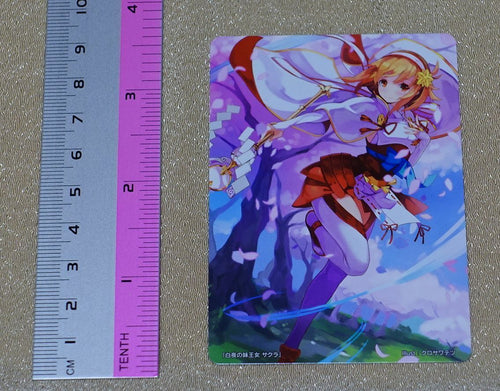 TCG Fire Emblem 0 Cipher Marker Card Sister Princess Sakura in White Night 