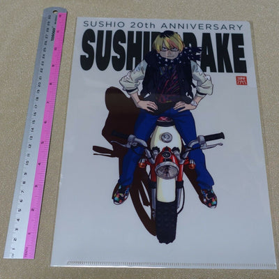 SUSHIO 20th Anniversary Exhibition Event Item PVC Art Sheet SUSHIDARAKE 