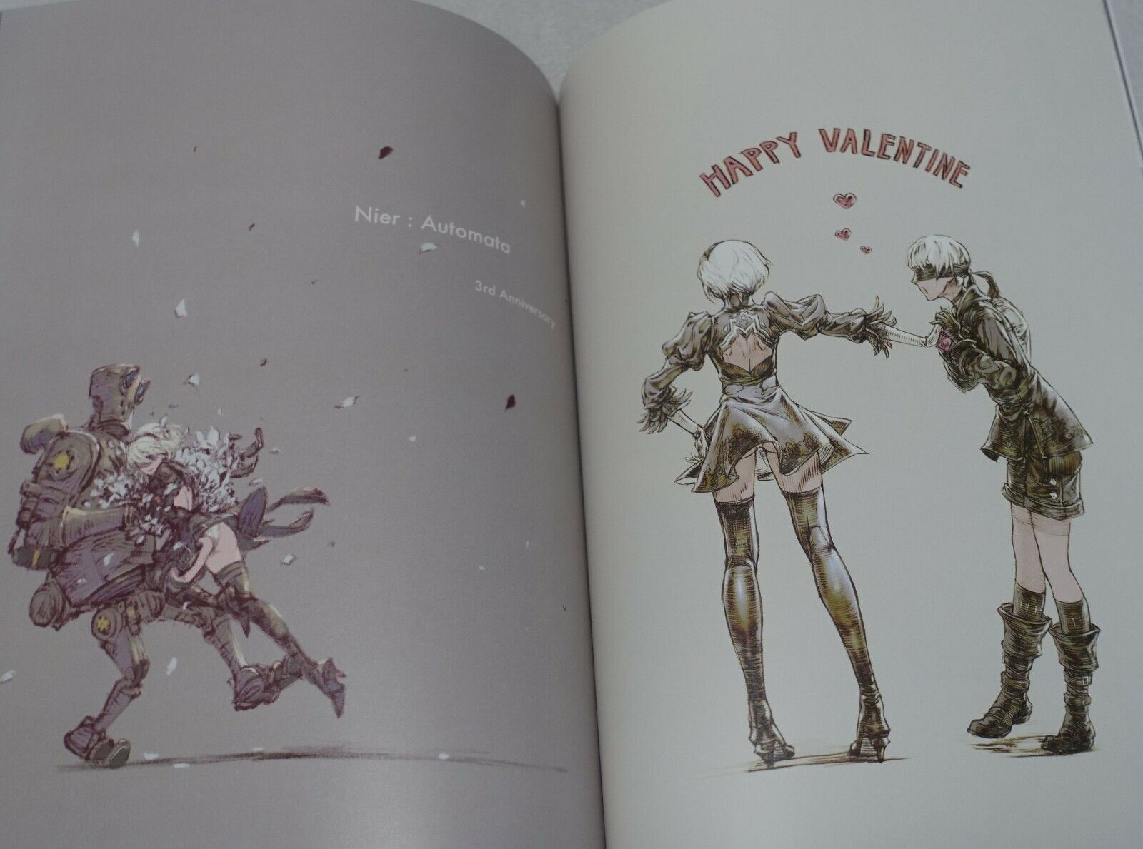 C99 Raita Kazama Nier Automata Fan Art Book Endless End & PVC Art Sheet 