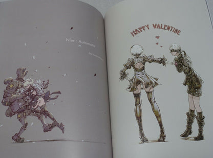 C99 Raita Kazama Nier Automata Fan Art Book Endless End & PVC Art Sheet 