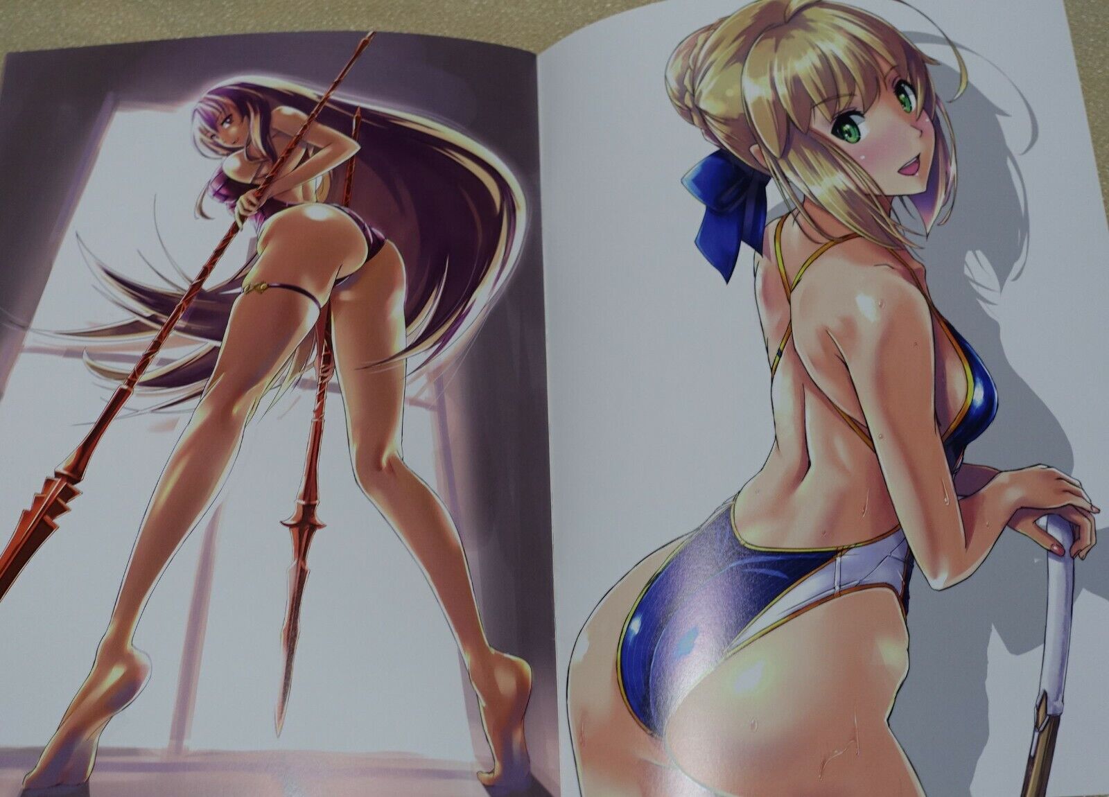 Nenchi Fate FGO Competition Swimsuit & Bunny Girls Color Fan Art Book Set 