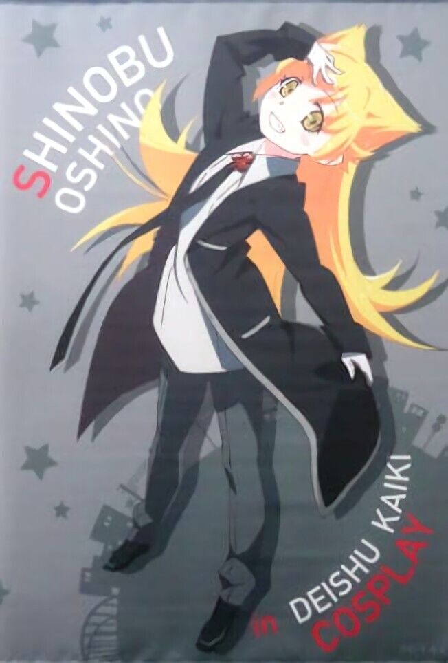 Bakemonogatari 51 x 72 cm Tapestry Shinobu Oshino Kaiki Costume 