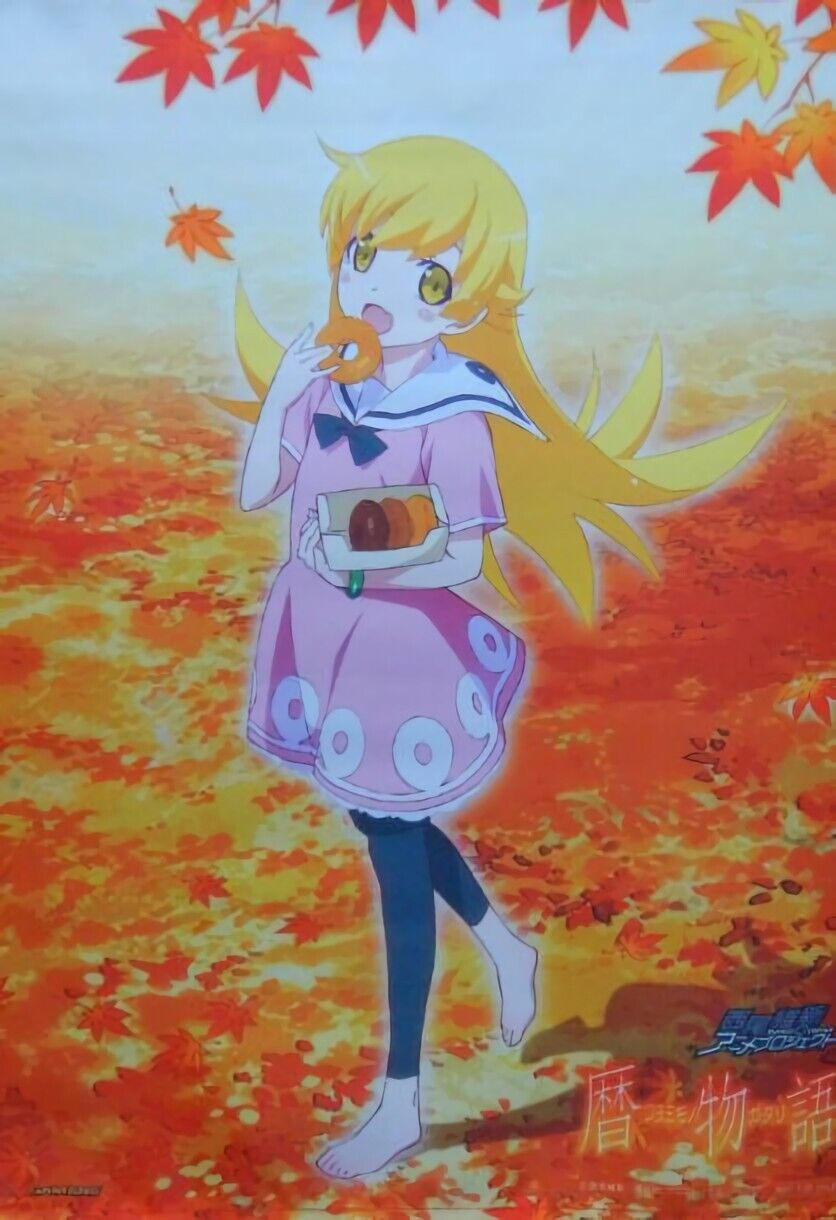 Bakemonogatari 42 x 29 cm Tapestry Shinobu Oshino Koyomimonogatari 