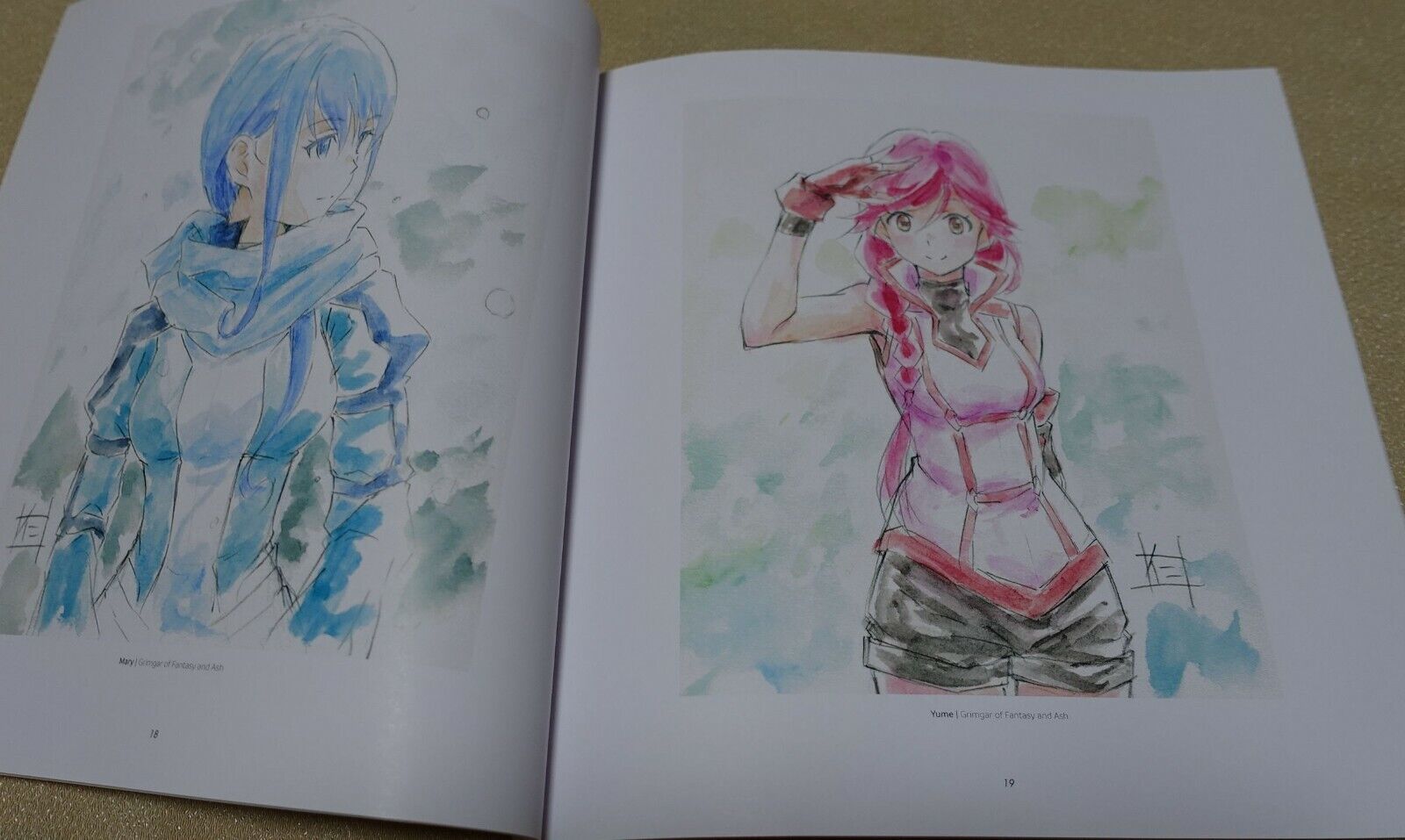 Nii Manabu Animation Character Art Book A Euphonium Grimgar Seven deadly sins 