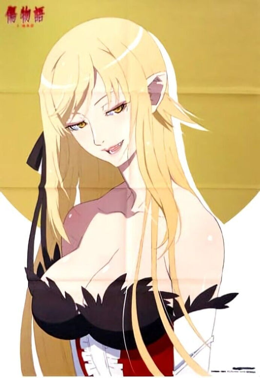 Bakemonogatari 51 x 72 cm Cloth Poster Kiss-Shot Kizumonogatari Tekketsu hen 