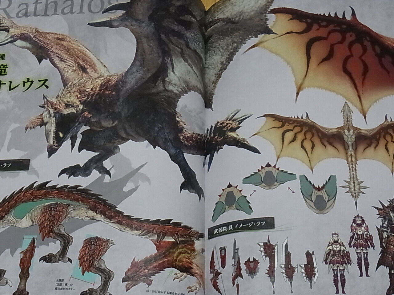MONSTER HUNTER WORLD & ICEBORNE ART BOOK SET Monster Designs Hard Cover 