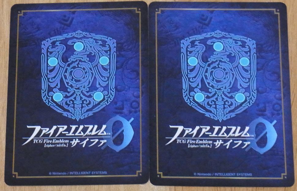 TCG Fire Emblem 0 Cipher Azure (Aqua) Promo Card Set P03-015PR & P03-016PR 