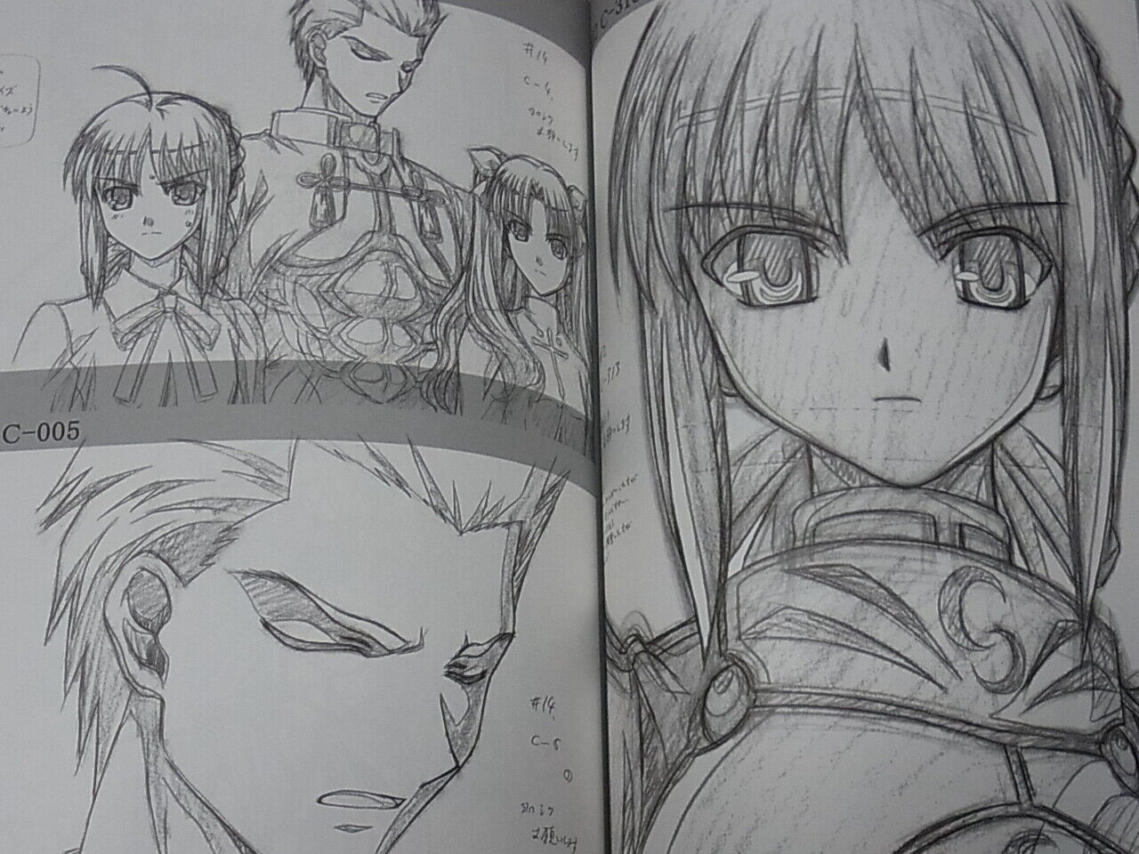 CLUB40 Animation Fate Key Frame Art & Visual Art Book Set 