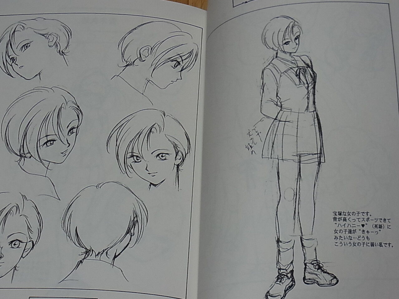 Animation Vampire Princess Miyu Character Design Collection & Key Frame Art Book 
