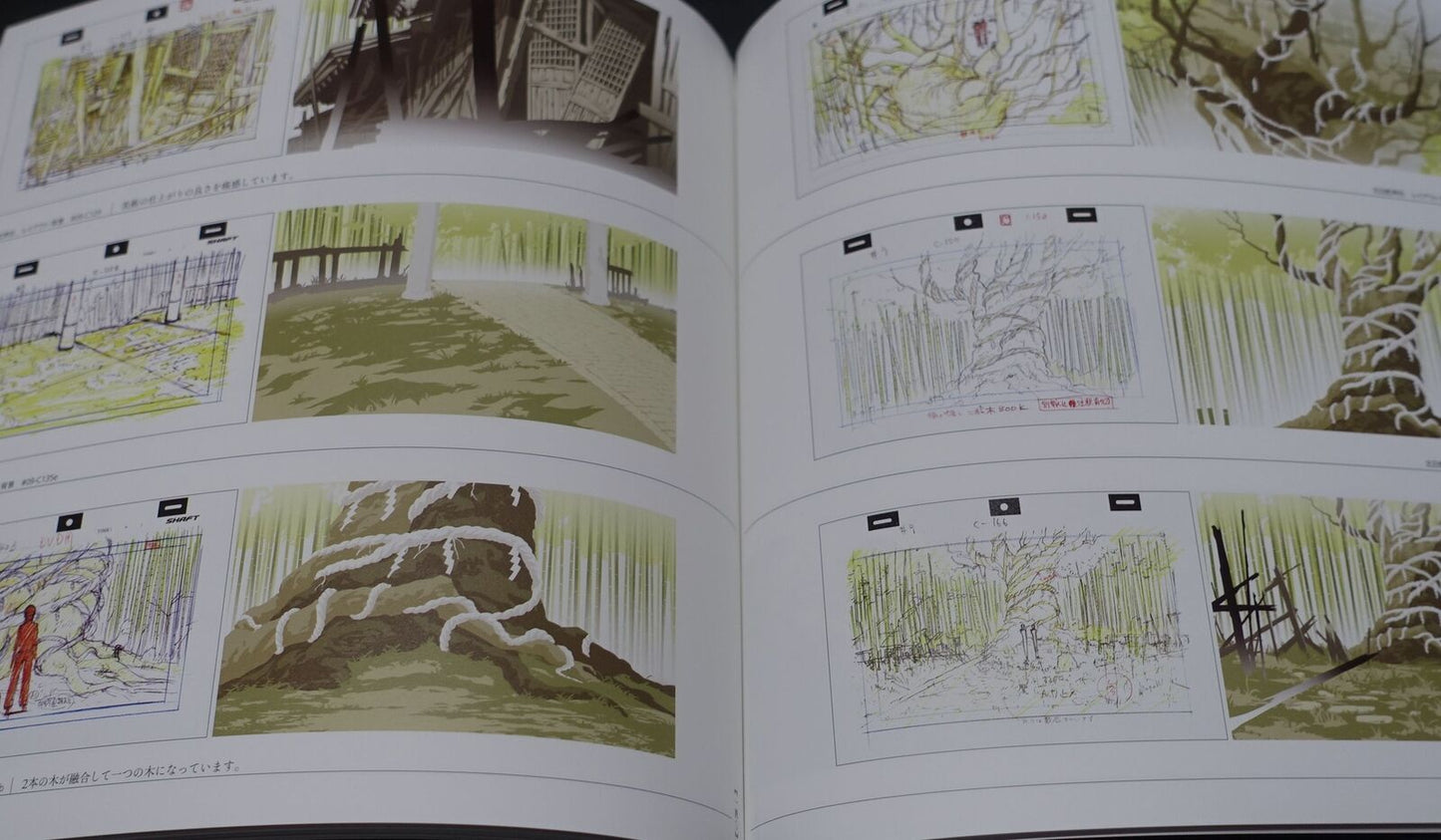 Bakemonogatari Key Animation Note Ge 4 books total 1200page 