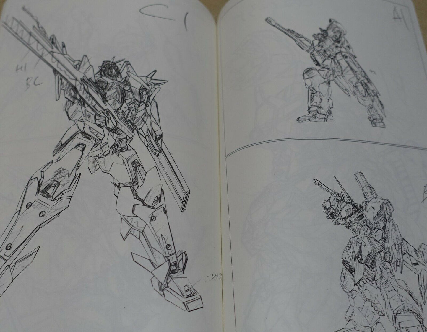 Masami Oobari Robot Animation Art Work Book Gundam Build Divers Obari 