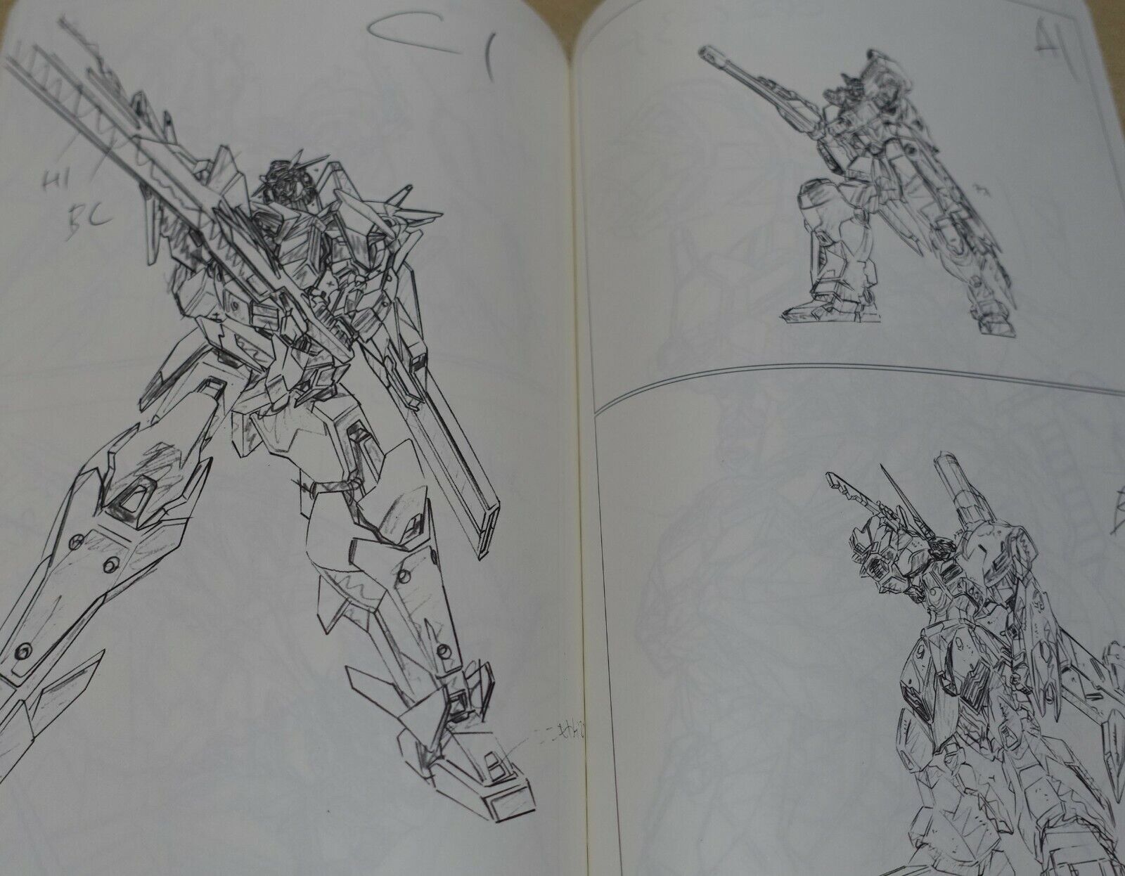 Masami Oobari Robot Animation Art Work Book Gundam Build Divers Obari 