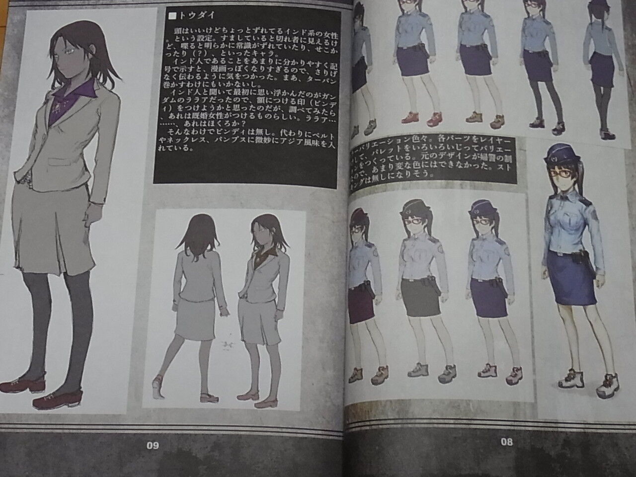 Yoshitoshi Abe Junshoku Deka Setting Art Collection 98page 