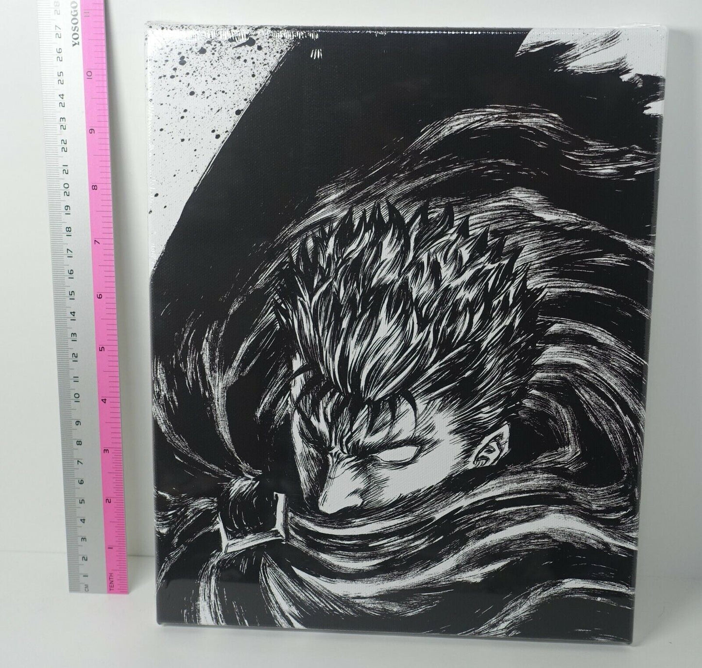 BERSERK EXHIBITION EVENT ITEM Fine Art Board 27x22cm Guts The Black Sword Man 