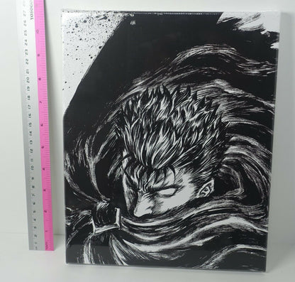 BERSERK EXHIBITION EVENT ITEM Fine Art Board 27x22cm Guts The Black Sword Man 