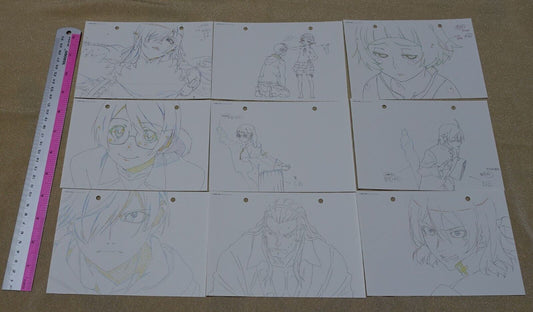 SHAFT Kizumonogatari Mini Print Key Frame Art Sheet Set B Bakemonogatari 