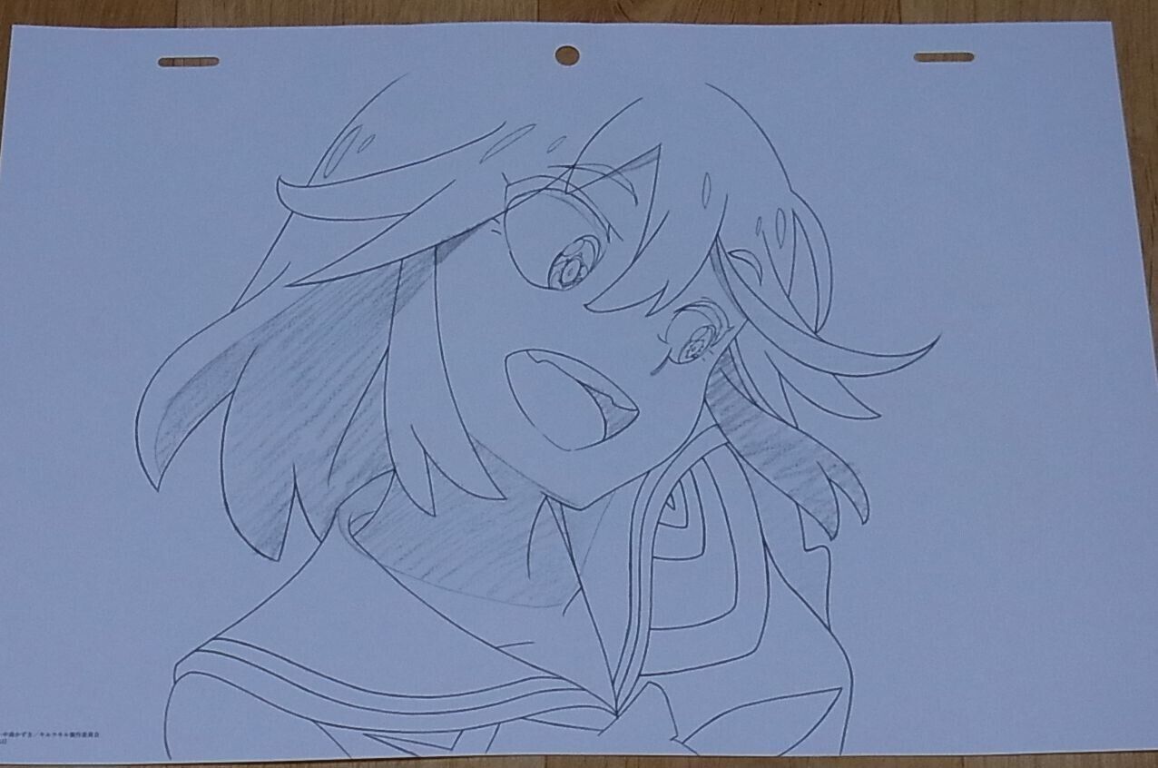 Kill la Kill Printed Key Frame Art 3 piece Set I RARE Ryuko Nui Gamagori 