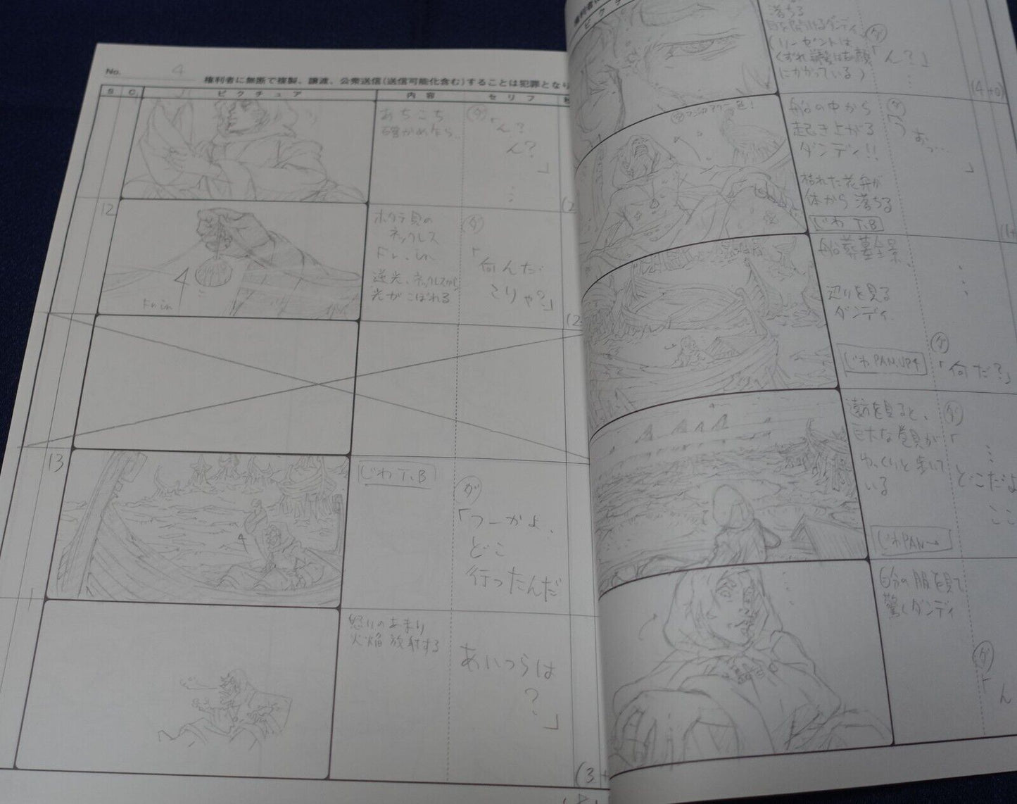 Yasuhiro Nakura Space Dandy Epi21 Story Board Art Book 