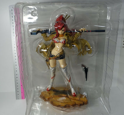 ALTER Gurrenlagann Bounty Hunter Yoko Littner 1/8 Figure pedestal damaged 