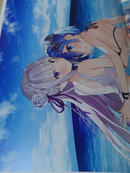 Makarontaitei Gaou Re Zero Rem Color Fan Art Book Rakugaki hon 4 