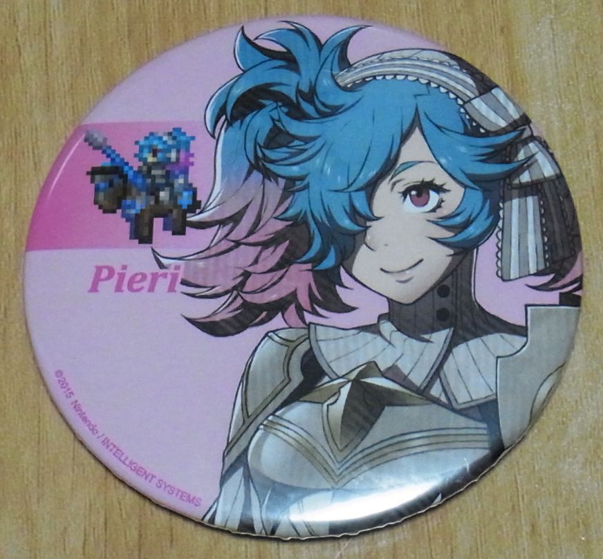 Fire Emblem IF Fates Button Badge Pieri Very Rare Yusuke Kozaki Illustration 
