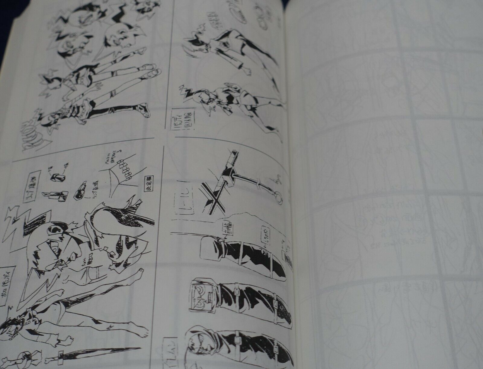 Hiroyuki Imaishi DEAD LEAVES Story Board Art Works Book Hand Drawn Autograph 