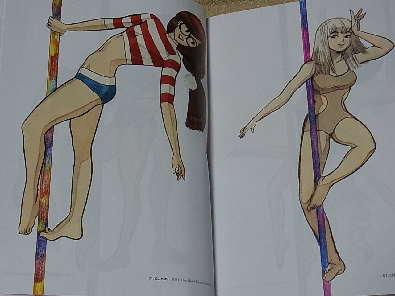 Little Thunder The Pole Dancing Moves Encyclopedia Art Book THE BLISTER EXISTS 