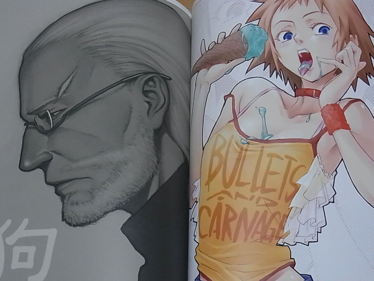 Shirow Miwa & dear greatful artists Color Art Book CRAZY D.O.G SHOW!!! 