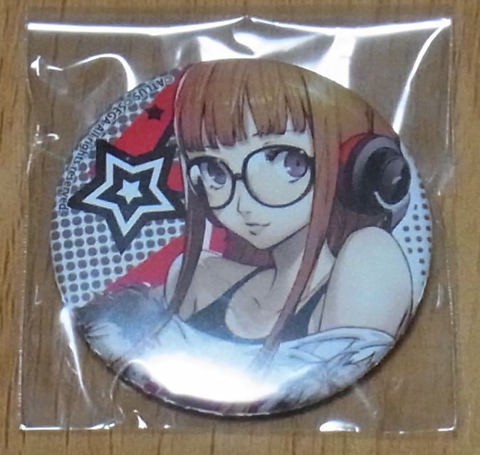 Persona5 Button Badge Futaba Sakura Persona 5 RARE 