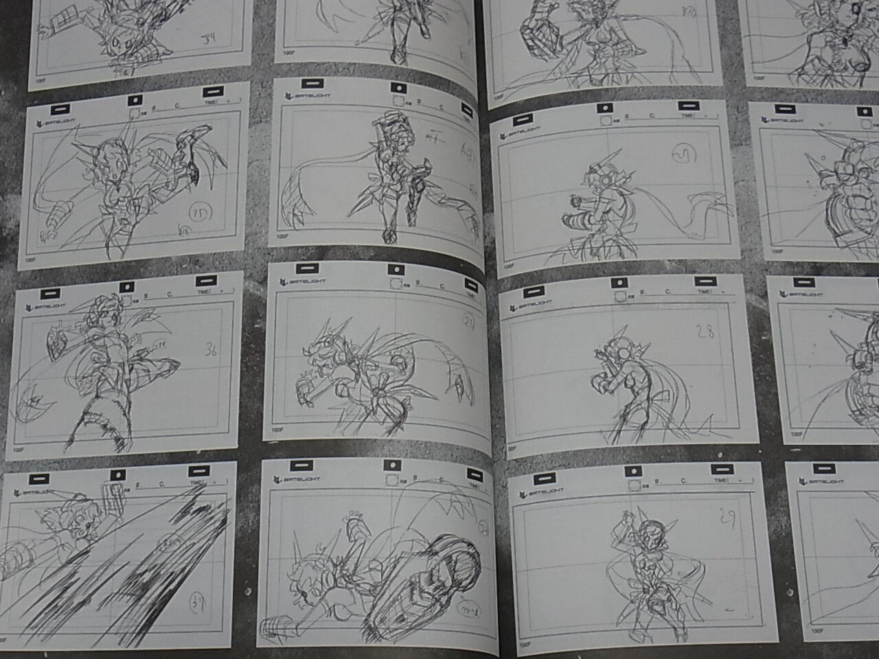 Fumiaki Kouta Animation Symphogear GX Keyframe Art Collection Highlight 13 RARE 