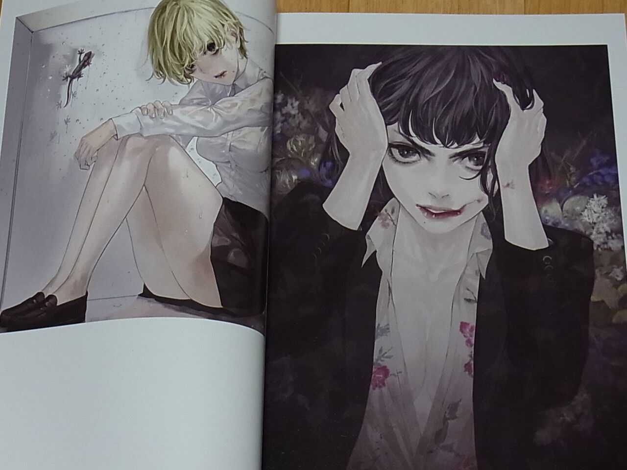 hakus Original Color Illustration Art Book ROUAGE ? 