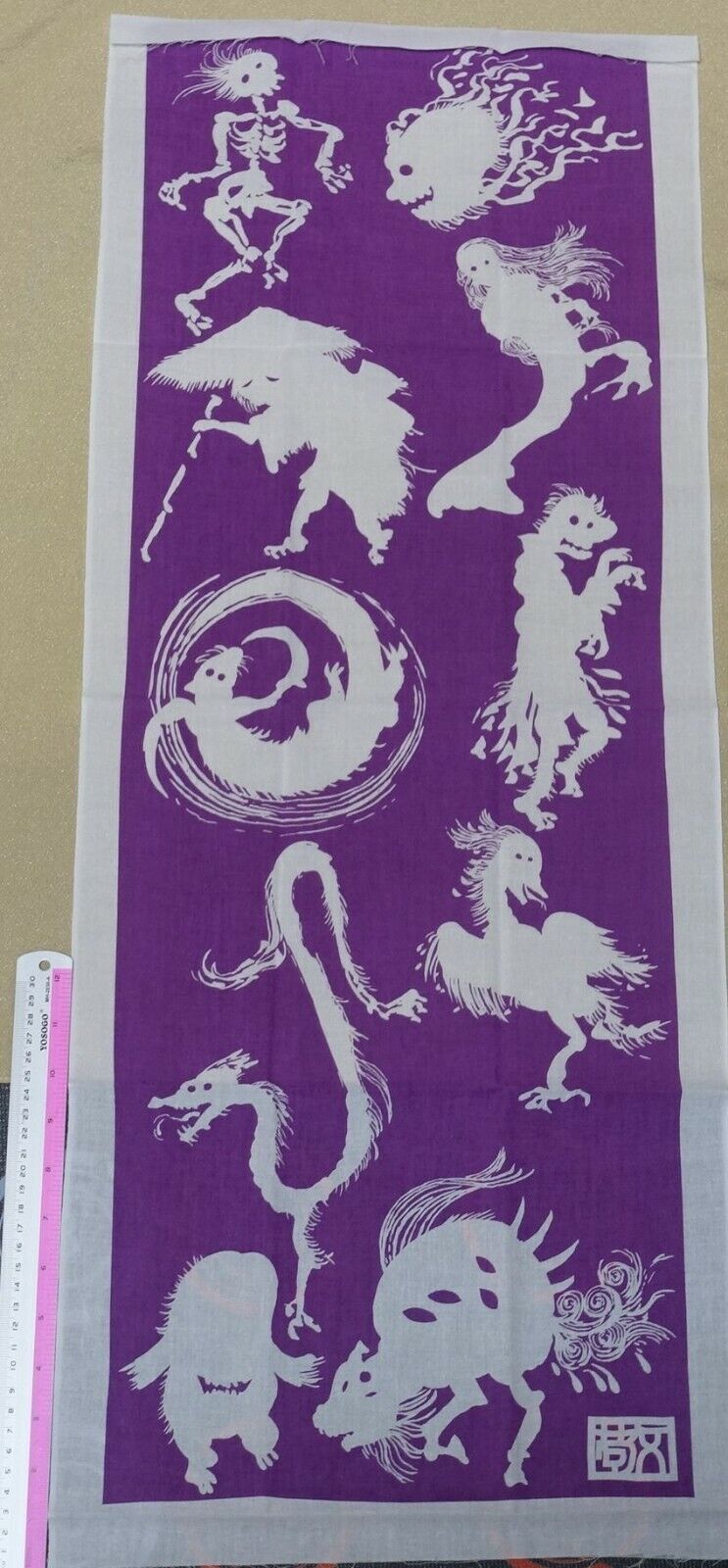 Takashi Hashimoto Ayakashi Print Art Sheet & Yokai Design Cloth Poster 