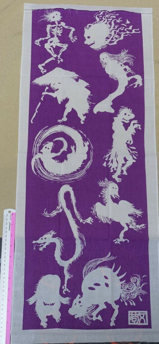 Takashi Hashimoto Ayakashi Print Art Sheet & Yokai Design Cloth Poster 