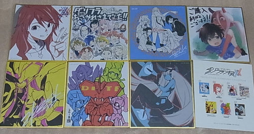 Darling in the Franxx Print Shikishi Art Board 7 Set with Box 