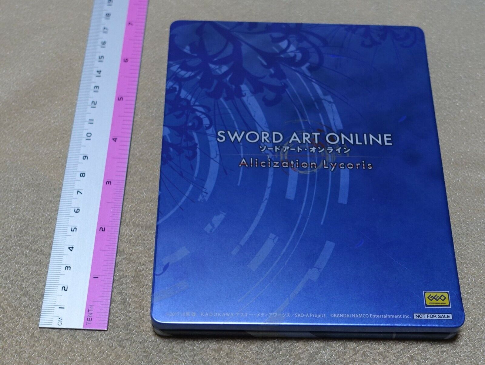 SWORD ART ONLINE SAO Alicization Lycoris STEELBOOK STEEL CASE 