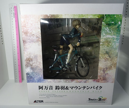 ALTER Steins Gate Amane Suzuha & Mountain Bike 1/8 Scale Figure Statue 