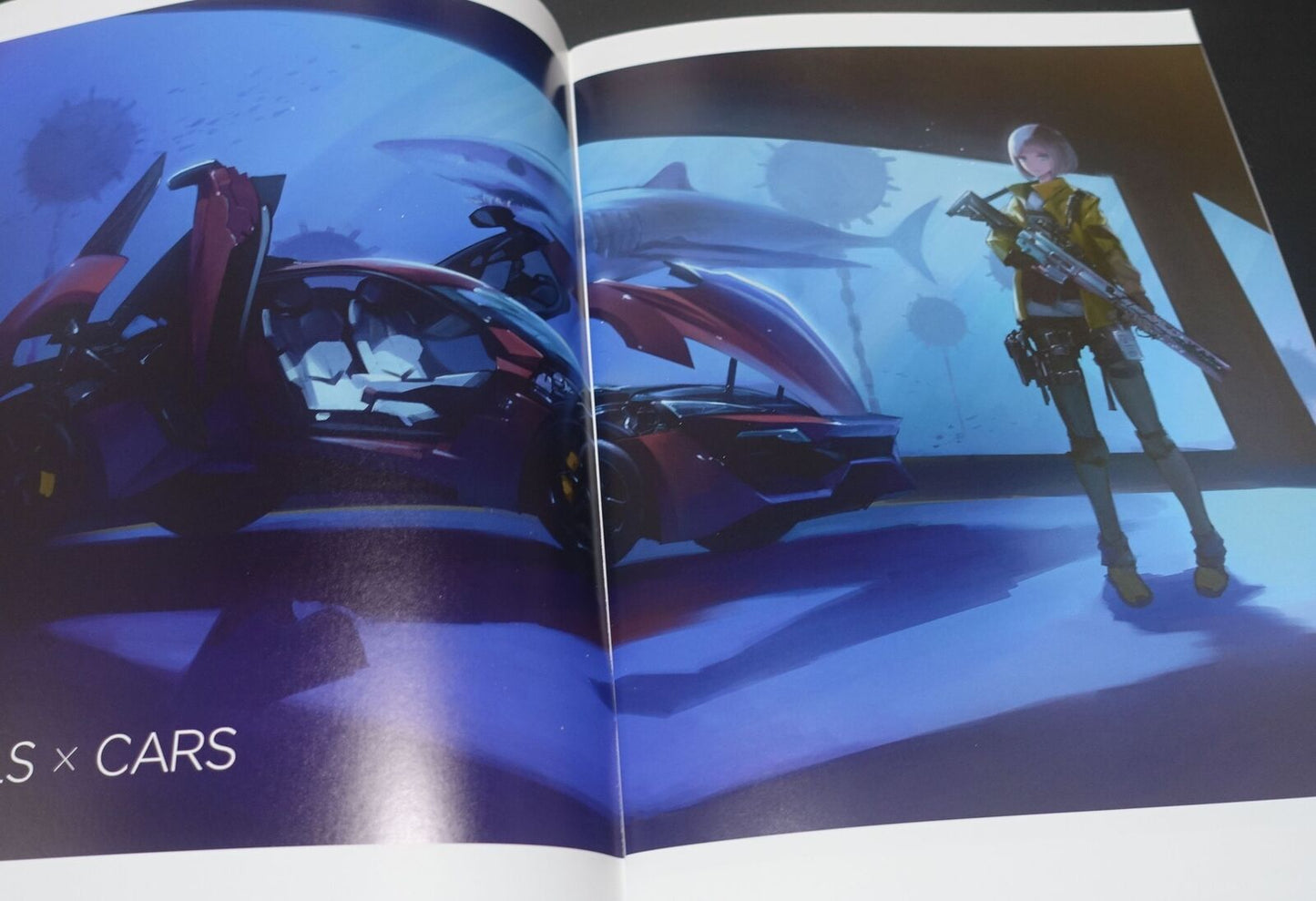 OCEANS55 KOH MINAGI Color Illustration Art Book THE BEAUTIFUL IRON 