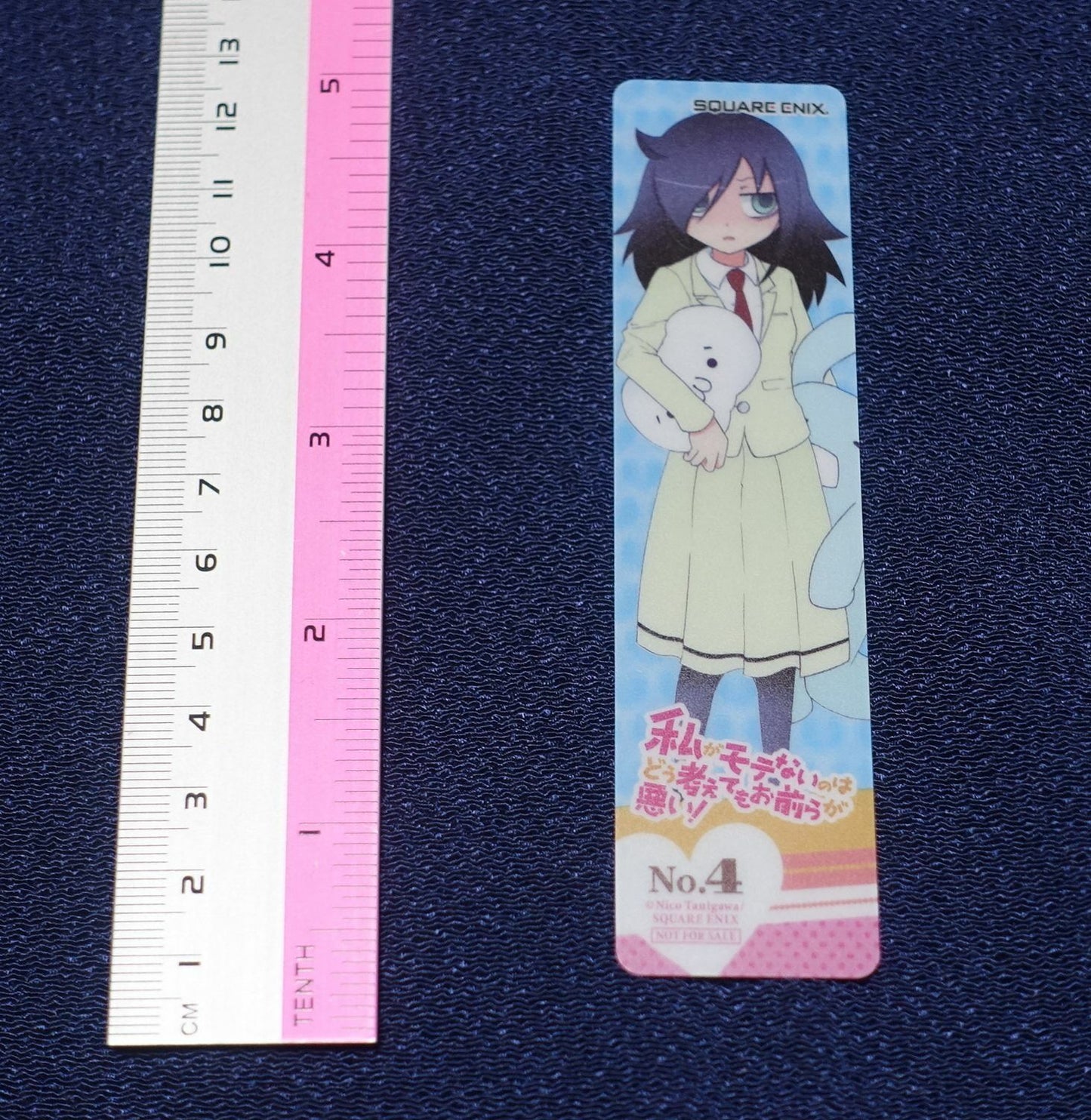 Watamote PVC Bookmark Tomoko Kuroki 