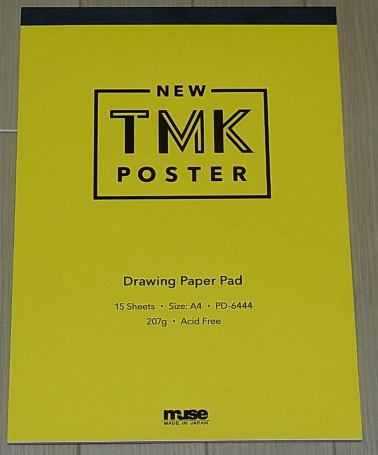 muse NEW TMK POSTER Drawing Paper Pad A4 Size 15 Sheets 